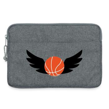 Basketball / Basketball / Basktet-Ball / Sports - Laptop bag 13" - heather grey - Front
