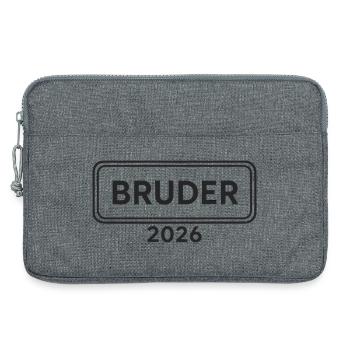 BROTHER 2026 Proud Sibling Announcement - Laptop bag 13" - heather grey - Front