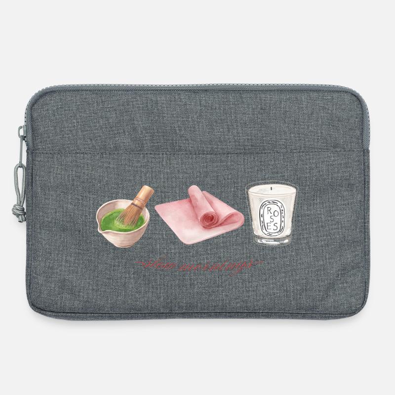Langsame Morgen - Laptoptasche 13" - Grau meliert