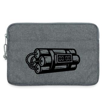 Time Bomb Explosive Dynamite - Laptop bag 13" - heather grey - Front
