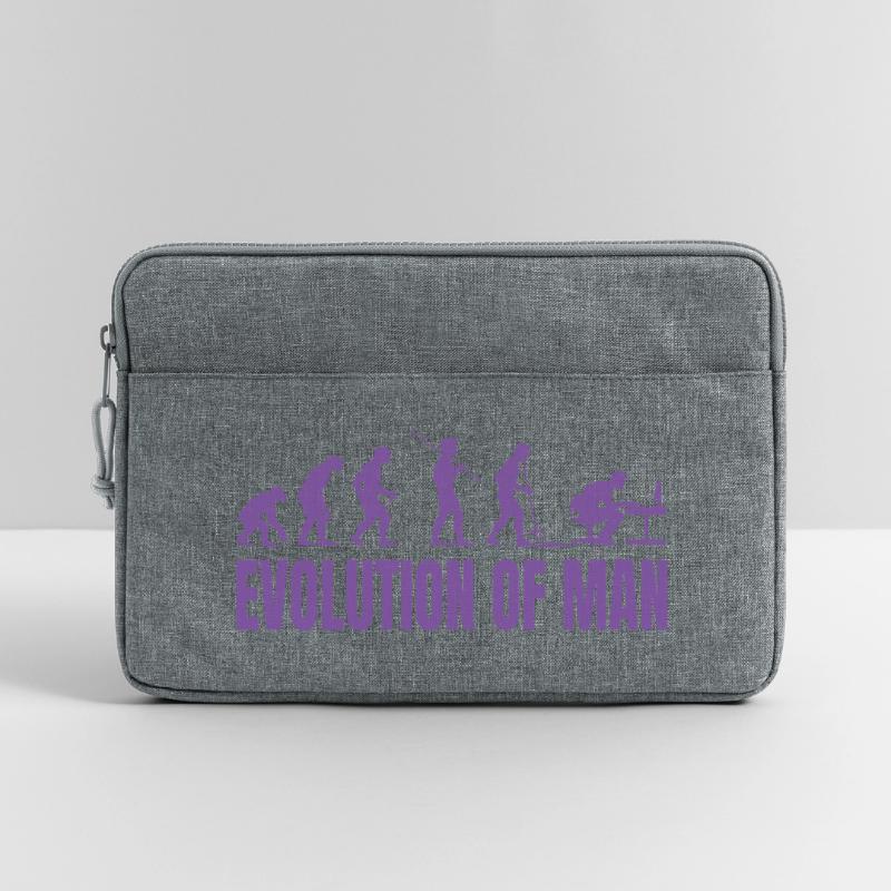 Programmer Computer Freak Evolution Retro Laptop bag 13"