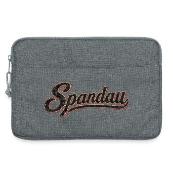 Spandau - Vintage Slogan - Berlin - Bezirk - Laptoptasche 13" - Grau meliert - Vorne