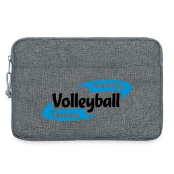 volley-ball - Sacoche pour ordinateur portable 13 pouces - gris chiné - Devant