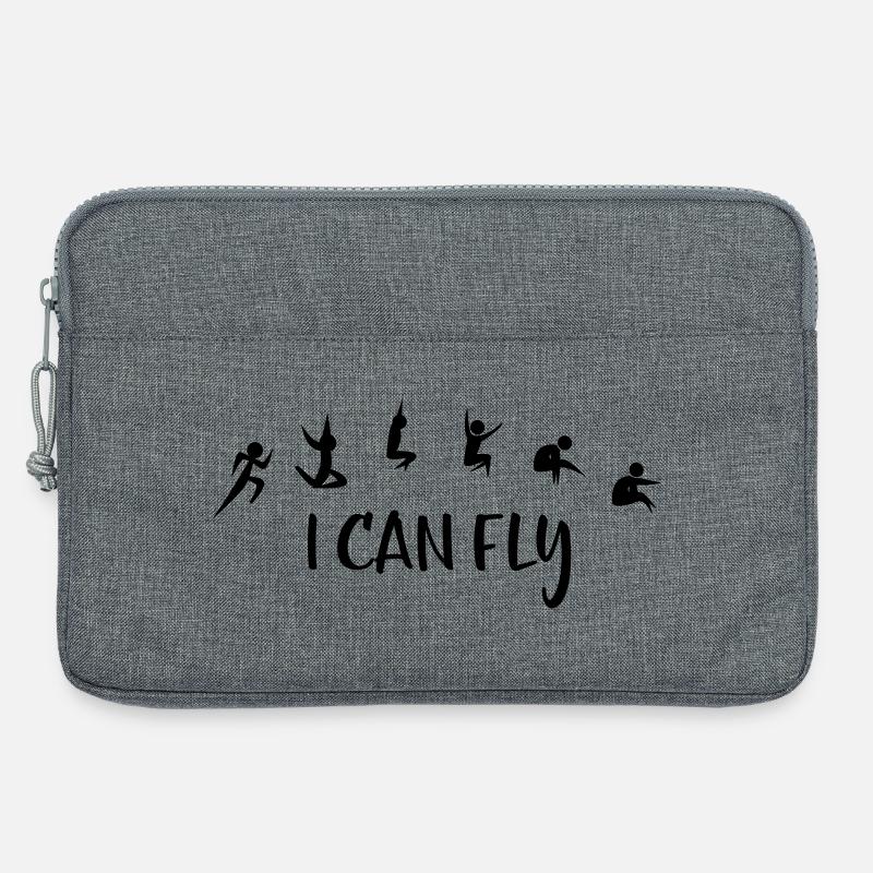 Weitsprung - Laptoptasche 13" - Grau meliert