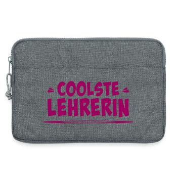 coolste lehrerin - Laptoptasche 13" - Grau meliert - Vorne