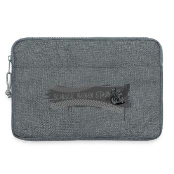 Schluck Meinen Staub Biker Grunge - Laptoptasche 13" - Grau meliert - Vorne