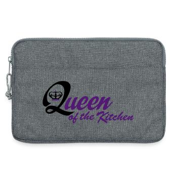Funny cooking apron for women - Laptop bag 13" - heather grey - Front
