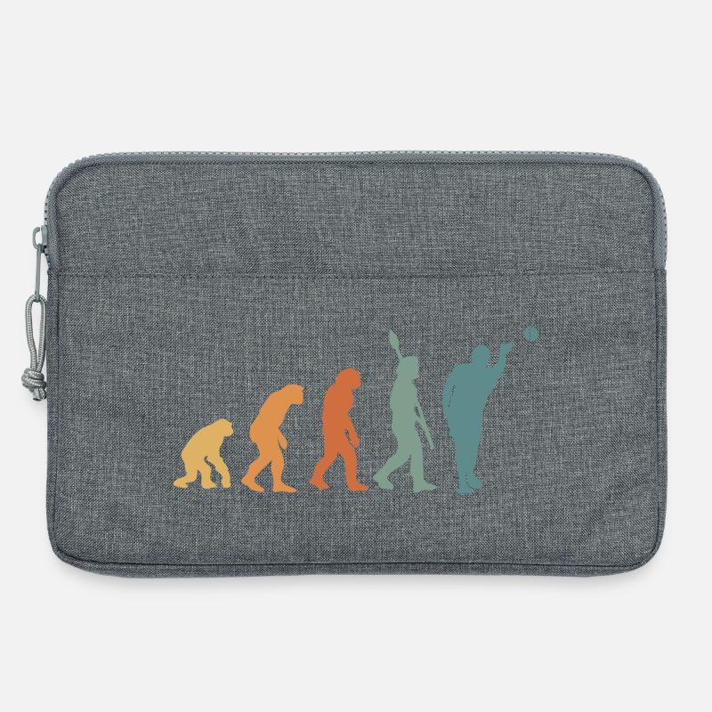 Pétanque Evolution Retro - Laptop bag 13" - heather grey