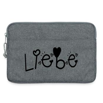 LIEBE VALENTINSTAG - Laptoptasche 13" - Grau meliert - Vorne