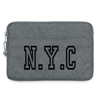 New York City - NYC - Laptoptasche 13" - Grau meliert - Vorne