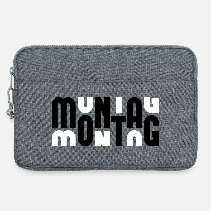 Montag Black/White - Laptoptasche 13" - Grau meliert
