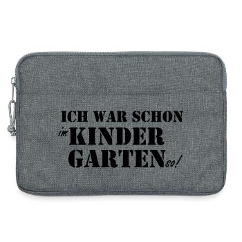 School Beginner Kindergarten - Laptop bag 13" - heather grey - Front