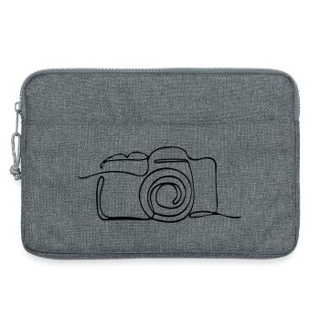 caméra - Sacoche pour ordinateur portable 13 pouces - gris chiné - Devant