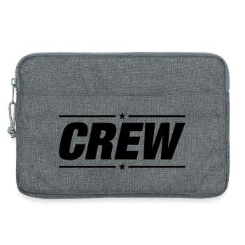 crew - Laptop bag 13" - heather grey - Front