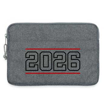 2026 Line - Laptop bag 13" - heather grey - Front