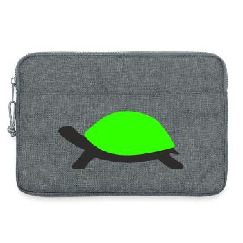 Gezeichnete Schildkröte  - Laptoptasche 13" - Grau meliert - Vorne