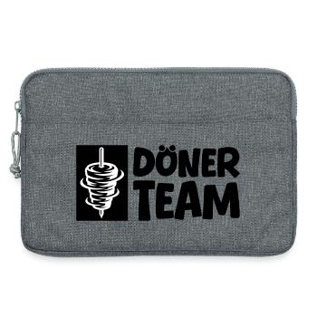Döner Team - Laptoptasche 13" - Grau meliert - Vorne