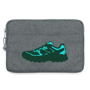 Flat Icon Sporty Sneaker - Laptop bag 13" - heather grey - Front