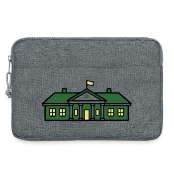 Club-house du Tennis Country Club - Sacoche pour ordinateur portable 13 pouces - gris chiné - Devant