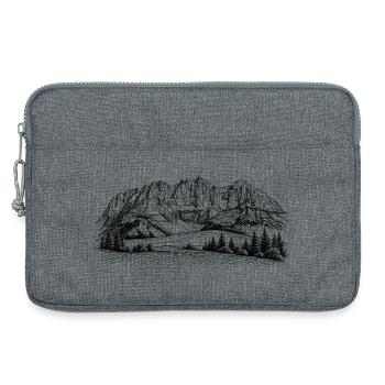 Wilder Kaiser Silhouette | Kaisergebirge Design | - Laptop bag 13" - heather grey - Front
