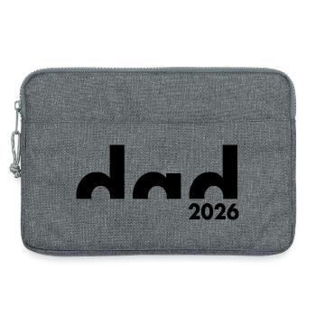 Dad 2026 | Vater | Vatertag - Laptoptasche 13" - Grau meliert - Vorne