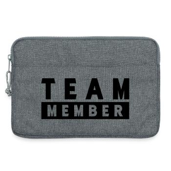 team_member- - Laptop bag 13" - heather grey - Front