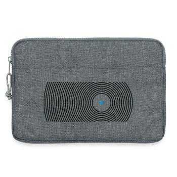 schallplatte - Laptoptasche 13" - Grau meliert - Vorne