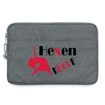 kochen - Laptoptasche 13" - Grau meliert - Vorne