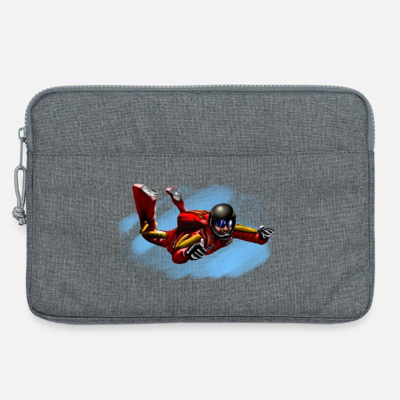 skydiver - Laptoptasche 13" - Grau meliert