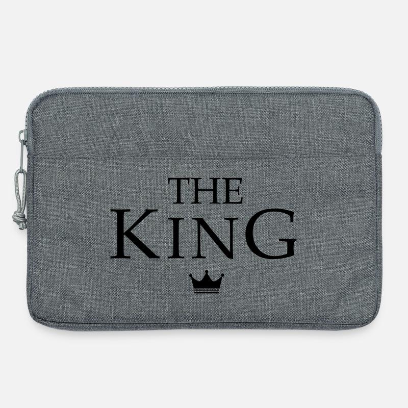 King Queen partner look - Laptop bag 13" - heather grey
