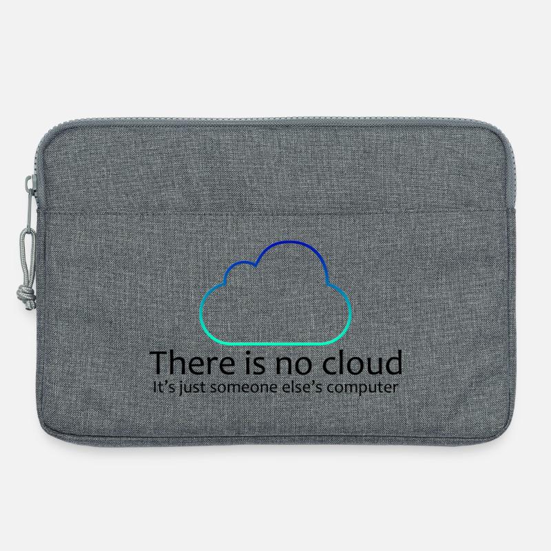 Keine Cloud-Programmierung Lustiges T-Shirt - Laptoptasche 13" - Grau meliert