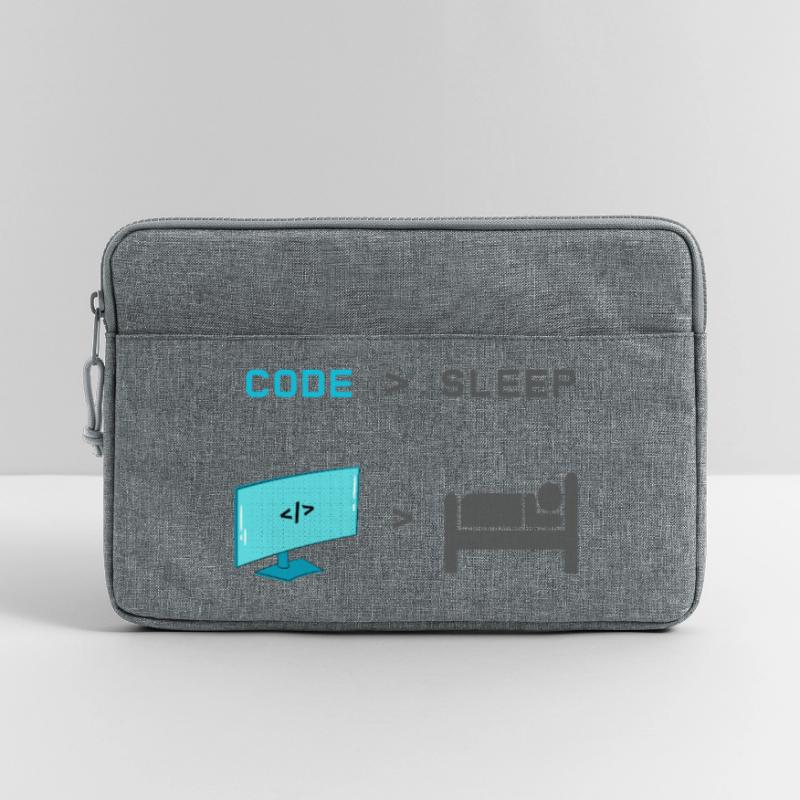 Code vs Sleep: Coder im Schlafmodus Laptoptasche 13"