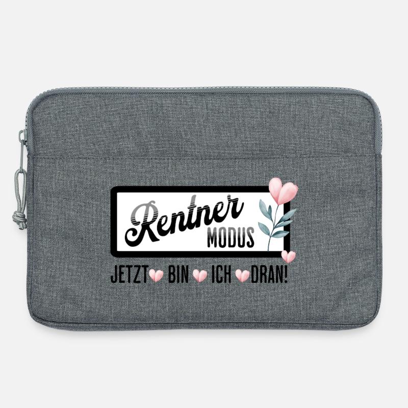 Rentner Modus – Jetzt bin ich dran - Laptoptasche 13" - Grau meliert