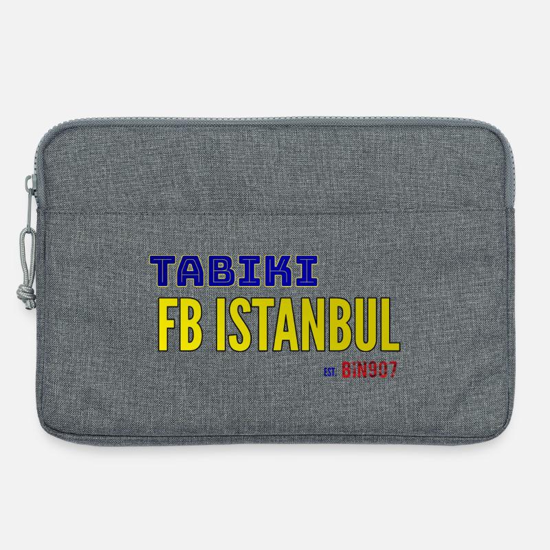 TABIKI FB ISTANBUL Kontrast-Design - Laptoptasche 13" - Grau meliert