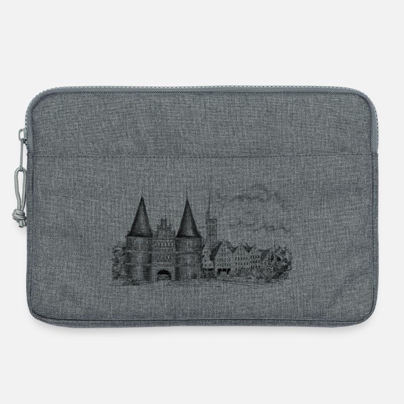 Lübeck - Laptoptasche 13" - Grau meliert
