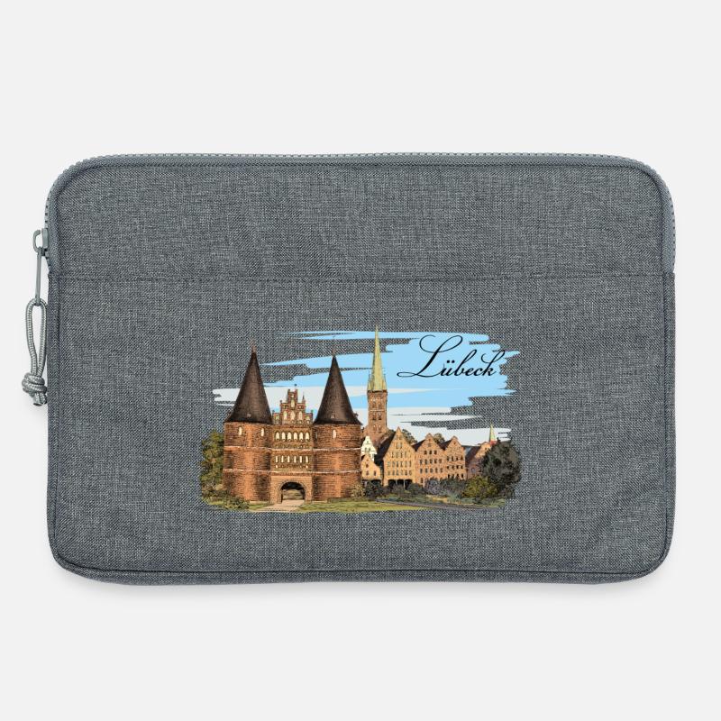 Lübeck - Laptoptasche 13" - Grau meliert