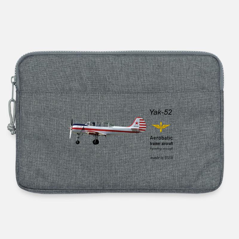 Yak-52 - Laptoptasche 13" - Grau meliert