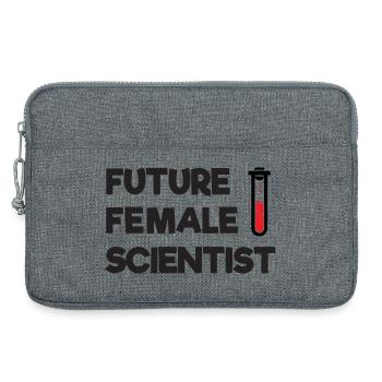 Future Female Scientist - Laptop bag 13" - heather grey - Front