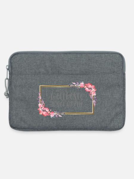 Augenärztin Ärztin Doktorin Beruf Geschenk - Laptoptasche 13" - Grau meliert