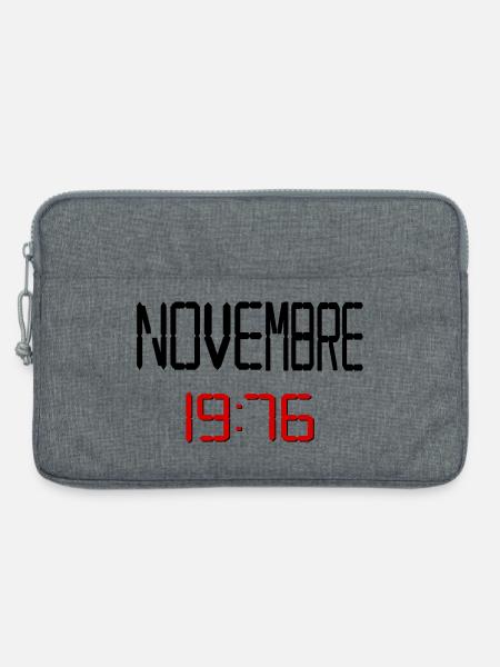 50-jähriges Jubiläum 1976, französisch - Laptoptasche 13" - Grau meliert