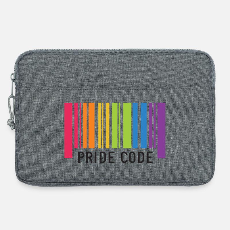 LGBT Pride Monat - Pride Code - Laptoptasche 13" - Grau meliert
