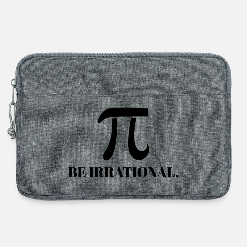 PI - Sei irrational - Schwarz - Laptoptasche 13" - Grau meliert
