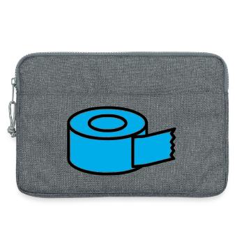 Tape Roll Comic - Sacoche pour ordinateur portable 13 pouces - gris chiné - Devant