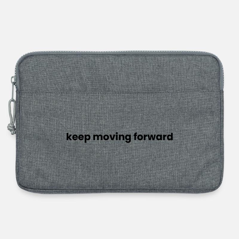 Keep moving forward - Laptop bag 13" - heather grey