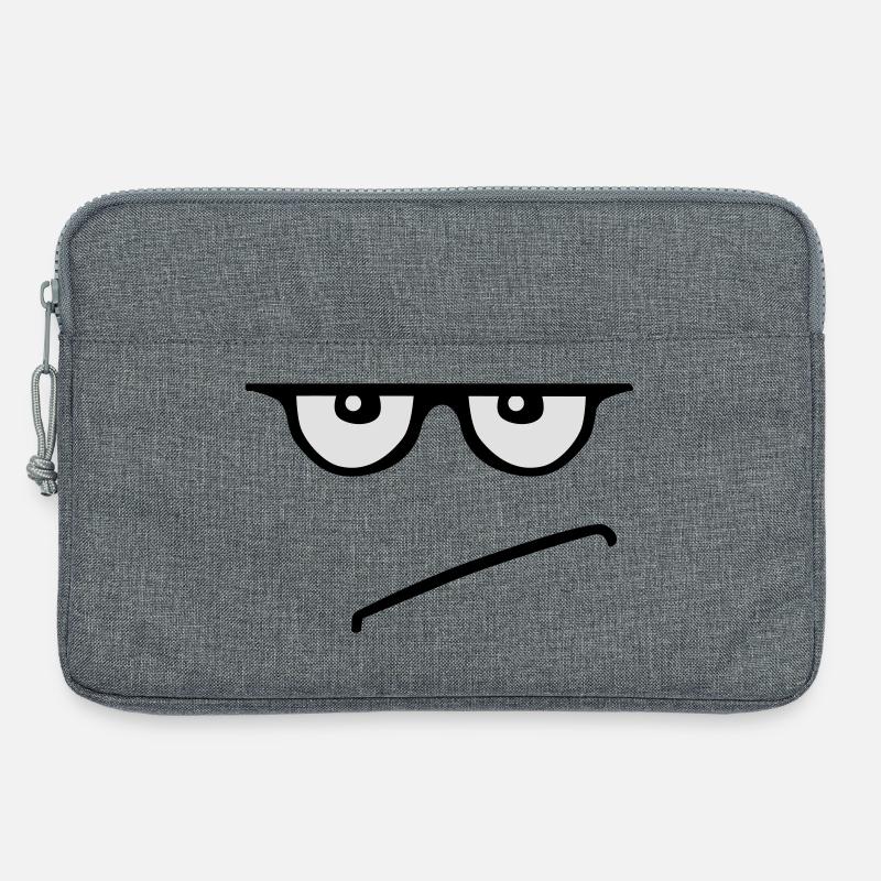 grumpy - Laptop bag 13" - heather grey