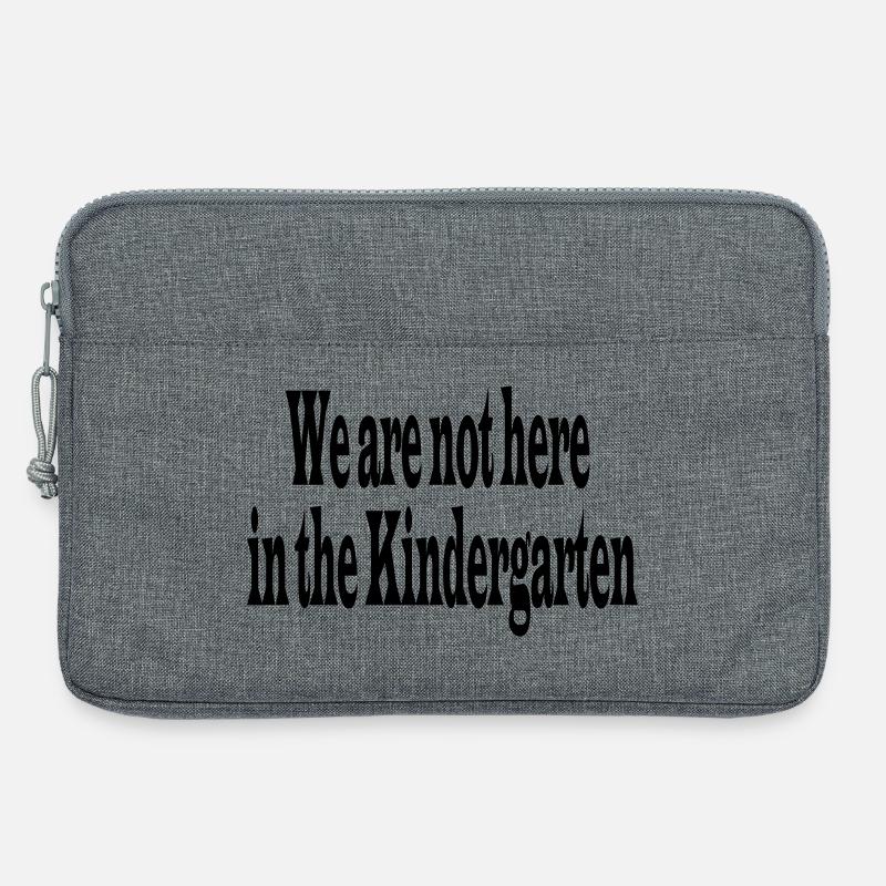 Kindergarten - Laptoptasche 13" - Grau meliert