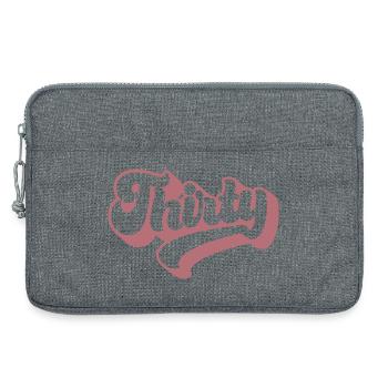 Dreißig 30. Geburtstag für Frauen 30 Jahre alt - Laptoptasche 13" - Grau meliert - Vorne