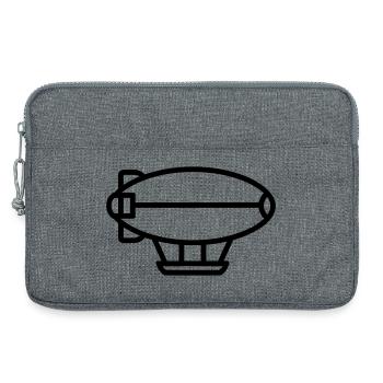 ballon dirigeable - Sacoche pour ordinateur portable 13 pouces - gris chiné - Devant