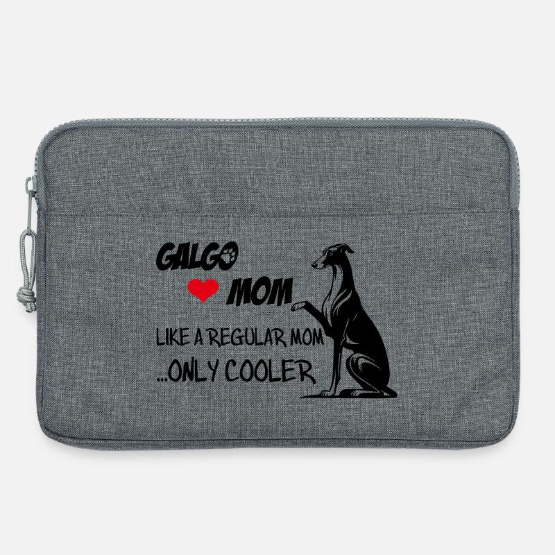Galgo Mom - Laptoptasche 13" - Grau meliert