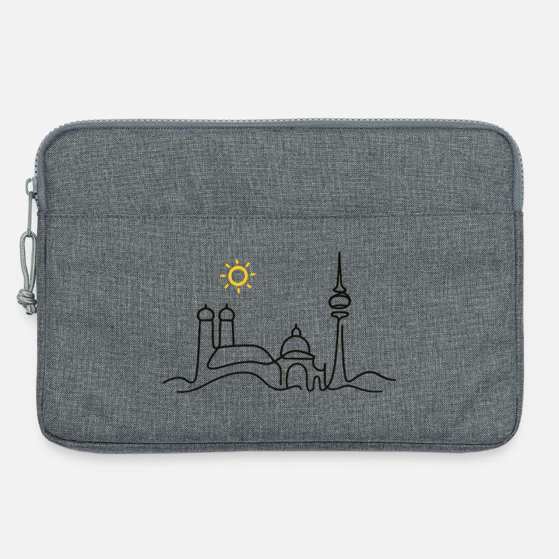 München - Laptoptasche 13" - Grau meliert